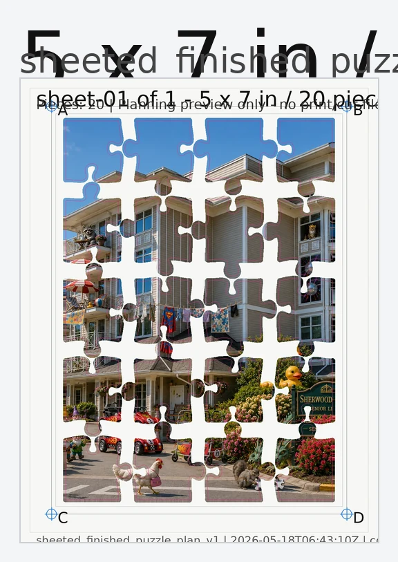 Puzzle planning preview