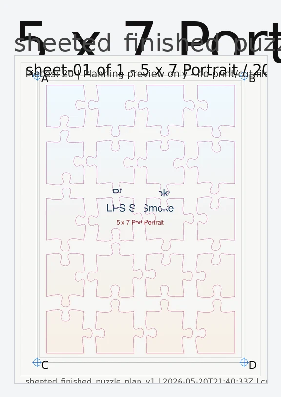 Puzzle planning preview