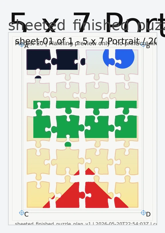 Puzzle planning preview