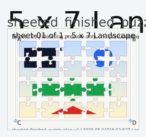 Puzzle planning preview