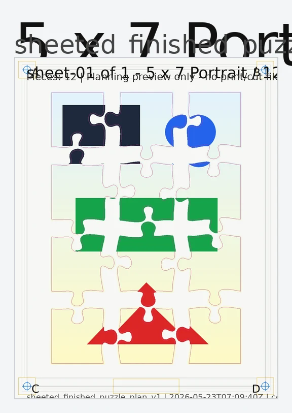 Puzzle planning preview