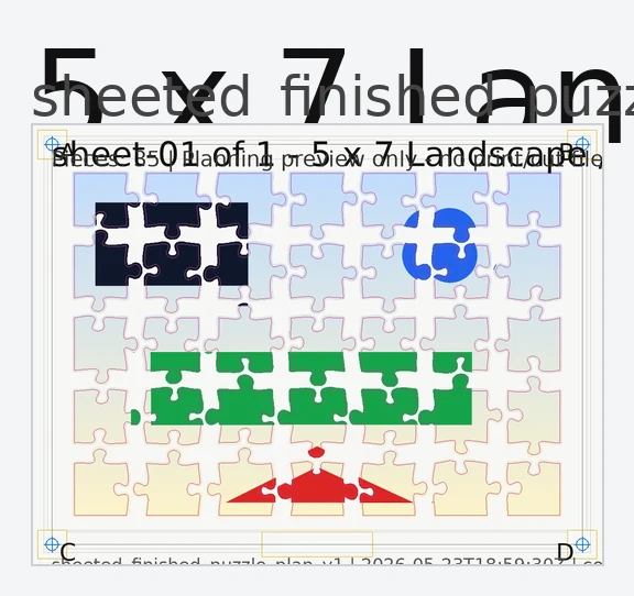 Puzzle planning preview