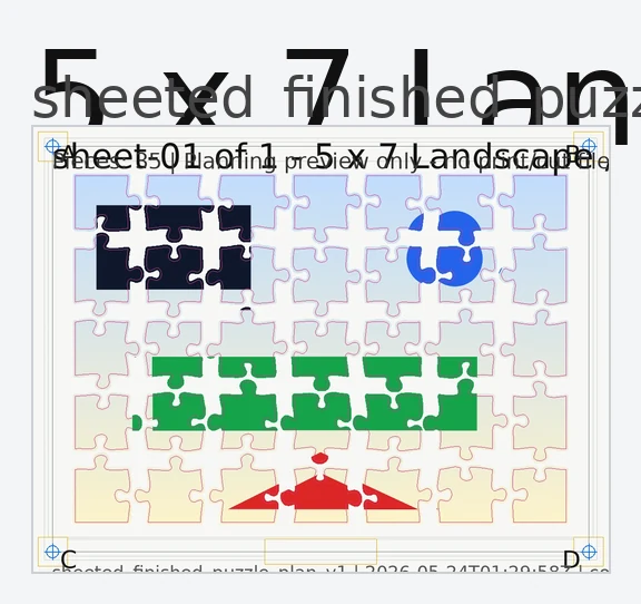 Puzzle planning preview