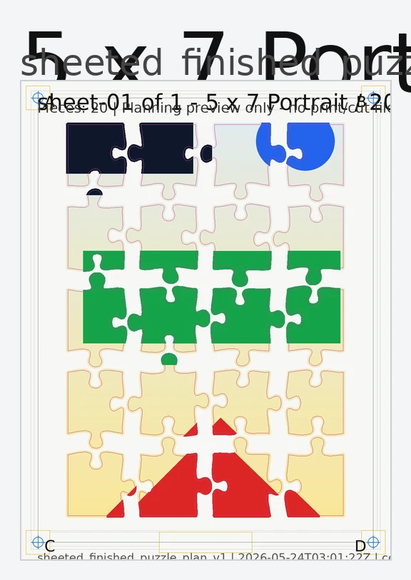 Puzzle planning preview