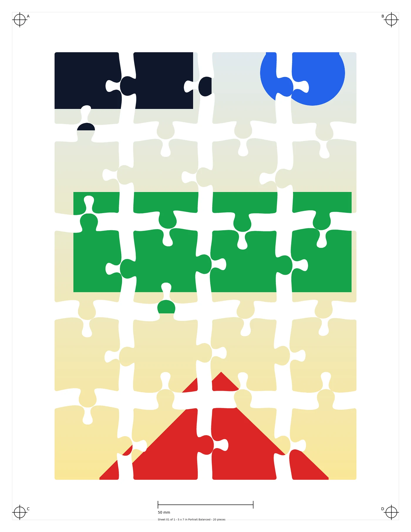 Print sheet image for final files