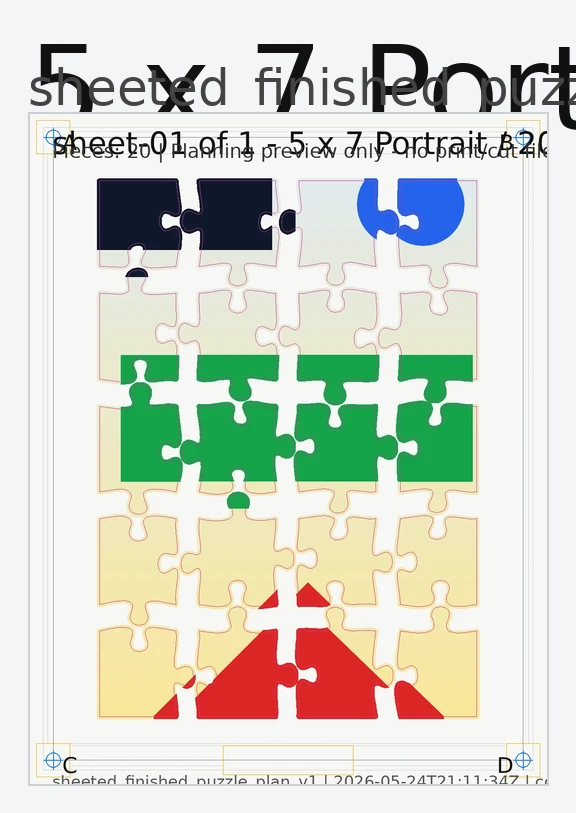 Puzzle planning preview