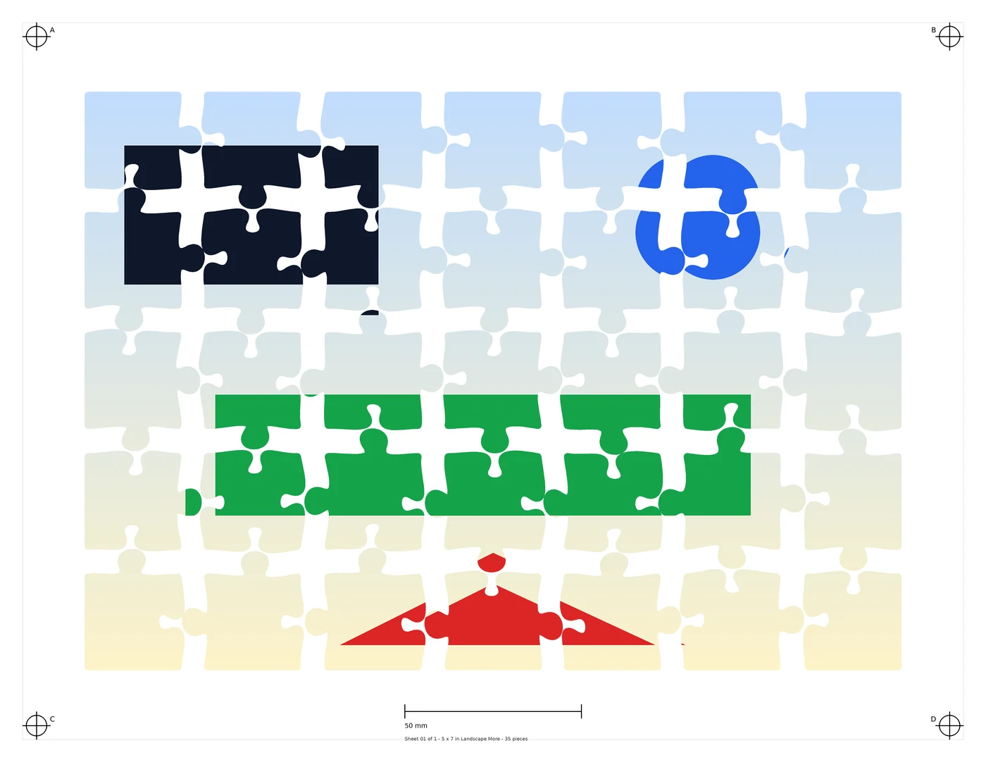 Print sheet image for final files