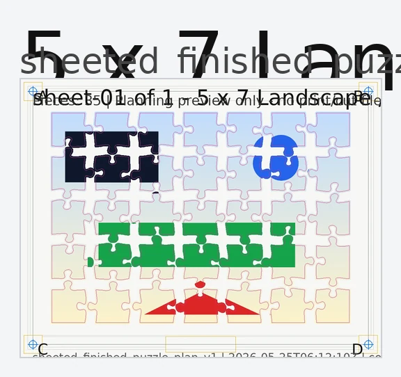 Puzzle planning preview